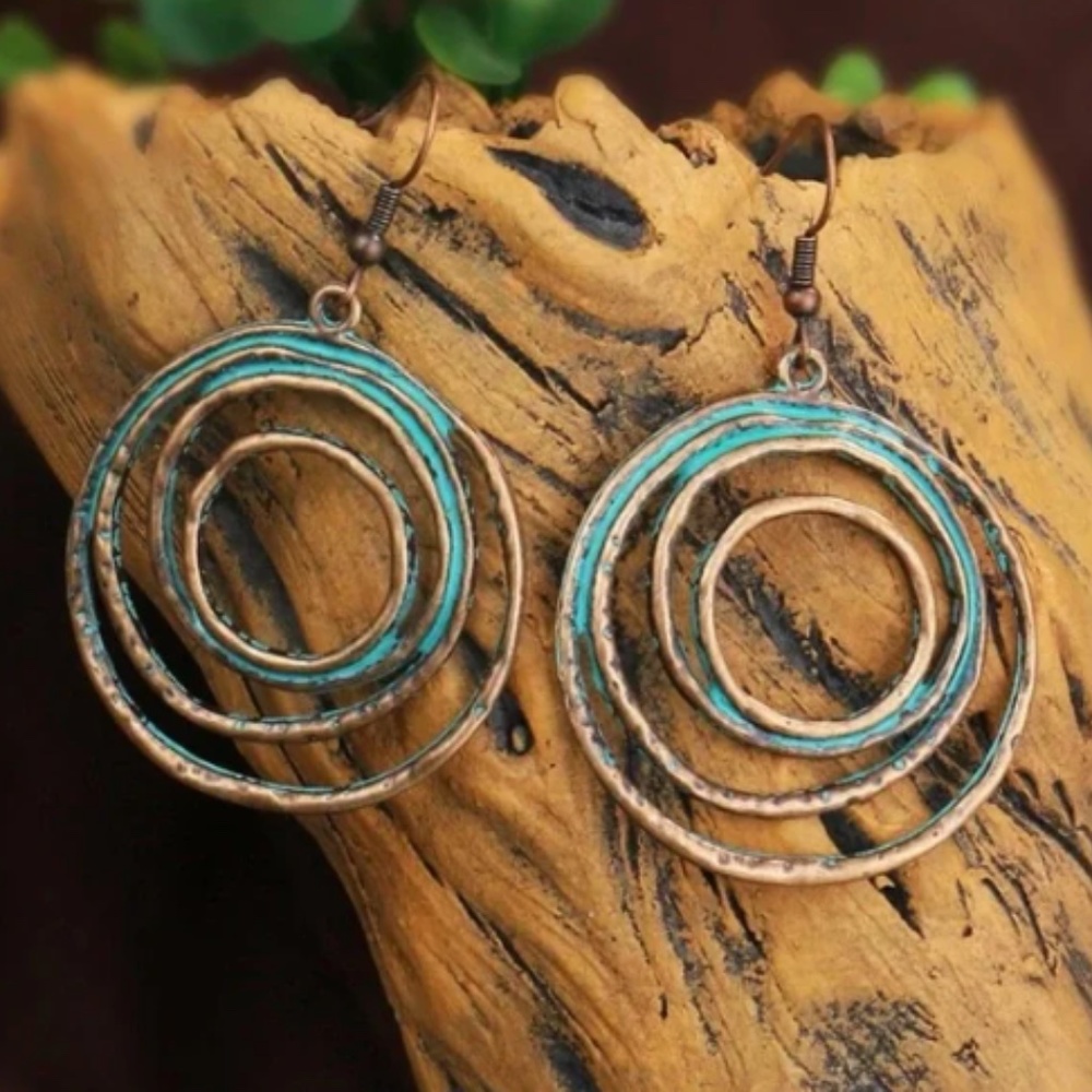 Turquoise Bohemian Earrings